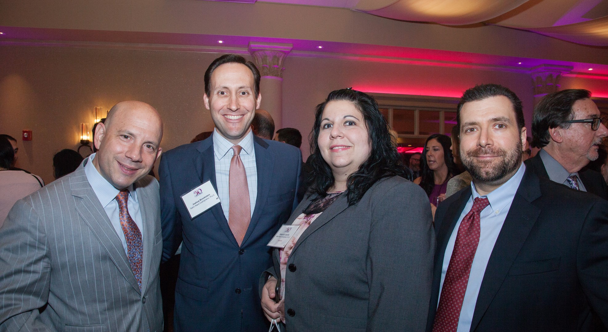 Firm Partner Elaine Colavito (second from right) is joined by (left to right) Firm Partner Robert Abiuso, Firm Associate Joshua D. Brookstein, and Firm Partner Ralph Branciforte.